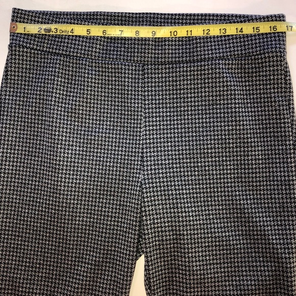 LOFT Houndstooth Leggings Gray Black (L) - Picture 6 of 15